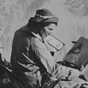 Portrait de l'artiste peintre savoyard Albert Doran